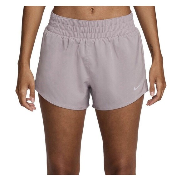 Nike One Women's Size XL Dri-FIT Mid-Rise‎ 3" Brief-Lined Shorts DX6010-019 NWT - Picture 1 of 10